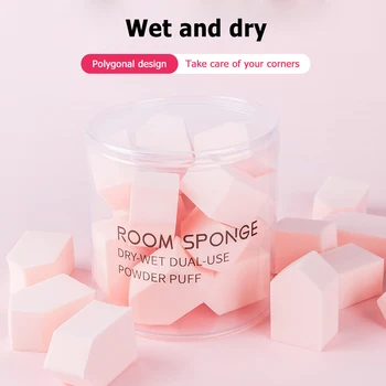 

15x House Shaped Makeup Powder Puff Foundation Blush BB Cream Face Beauty Sponge Foundation Face Skin Care Tools