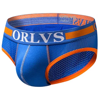 

Male Underwear Sexy Gay Briefs Mesh Breathable Gay Panties Cueca Tanga Calzoncillo for Men Slip Homme Quick Dry Bikini Plus Size