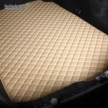 

kokololee Custom car trunk mats for Jaguar all models F-PACE XF XE auto accessories car styling