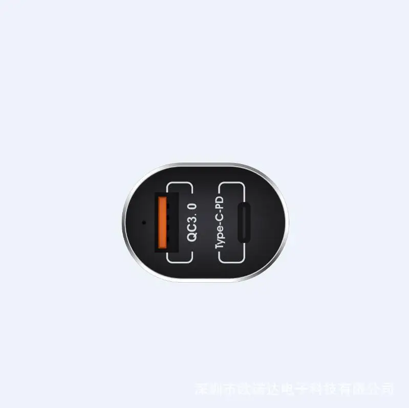 Завод прямых продаж C17 автомобильное зарядное устройство, двойной USB Автомобильное зарядное устройство QC3.0+ PD Быстрая зарядка 36 Вт Зарядное устройство для мобильного телефона
