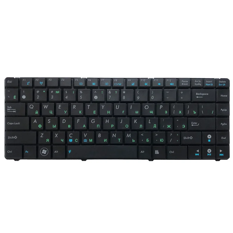 Русская клавиатура для ASUS K40 K40IE K40IN K40AB K40AN K40A K40AC K401 P80 P81 X8AIN X8AC X8AE X87Q A411 RU