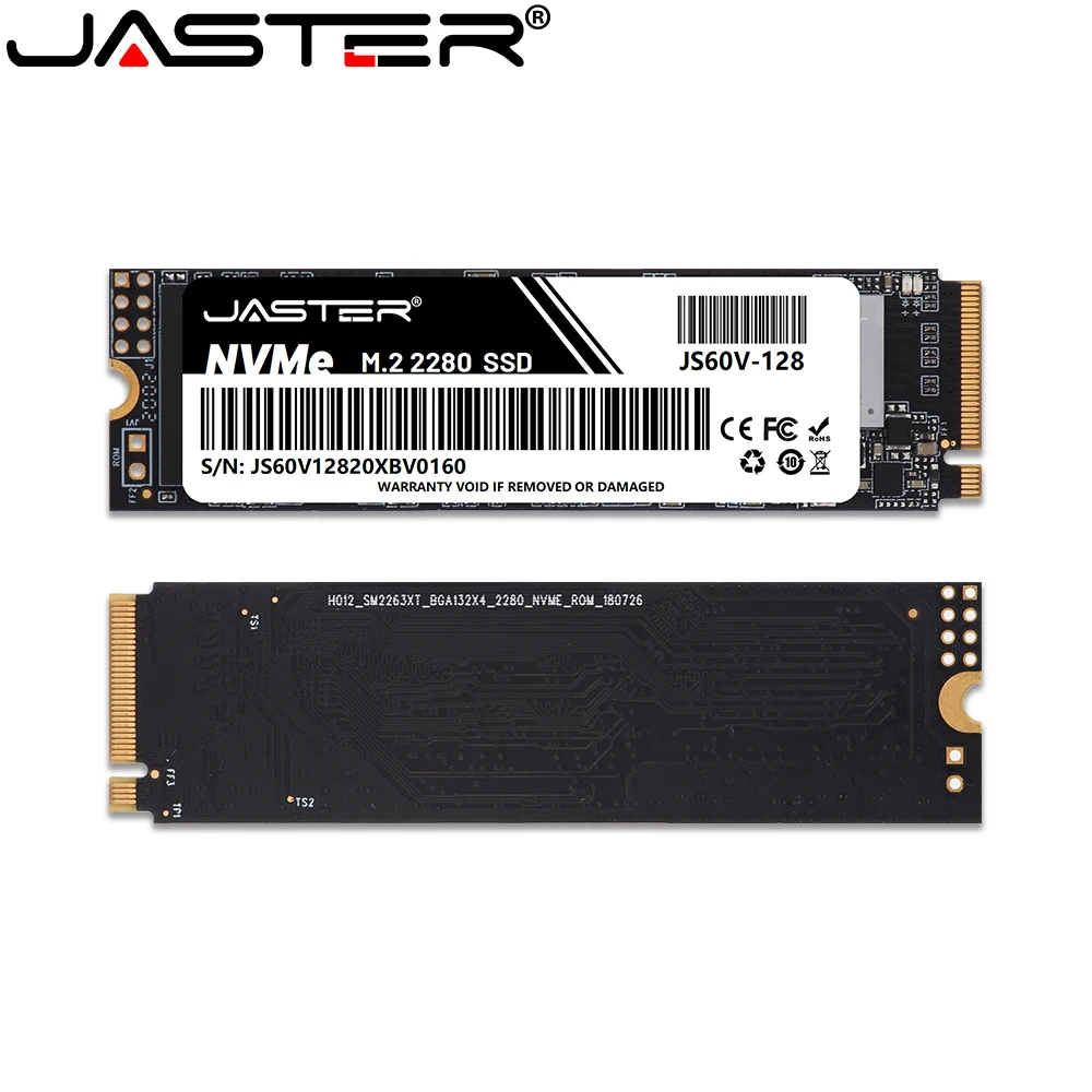 JASTER M.2 ssd PCIe NVME 128 ГБ 256 512 1 ТБ Внутренний твердотельный накопитель 2280 для ноутбука |
