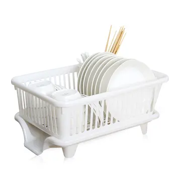 

Multifunctional Kitchen Dish Plate Organizer Rack Chopstick Plate Draining Drying Rack Dish Holder Stand Side leakage Drain Rack