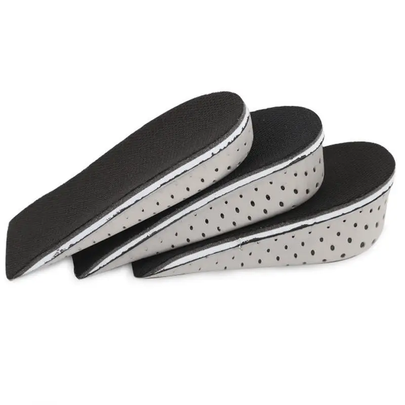 1Pair Insoles Heel Lift Insert Shoe Pad Height Increase Cushion Elevator Black/White Taller HOT heightening insole | Дом и сад