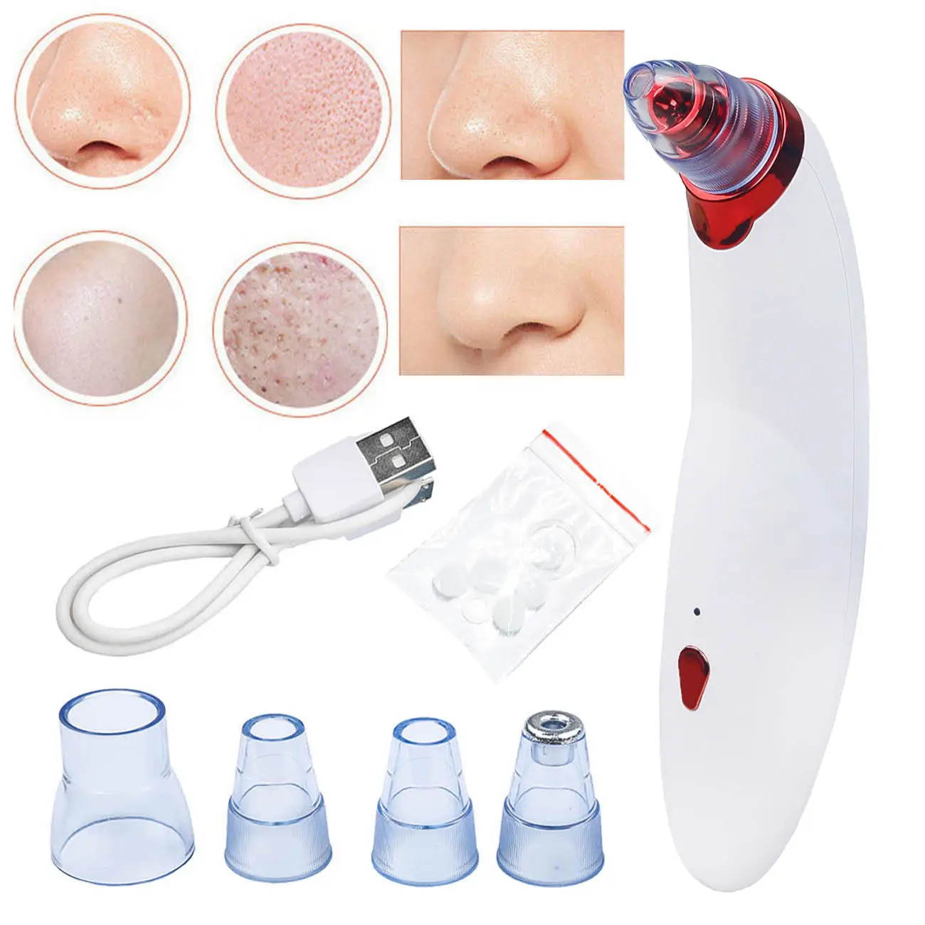 

Electronic Blackhead Acne Remover Vacuum Machine Dermabrasion Exfoliating Cleansing Comedo Suction Face Pore Cleaner