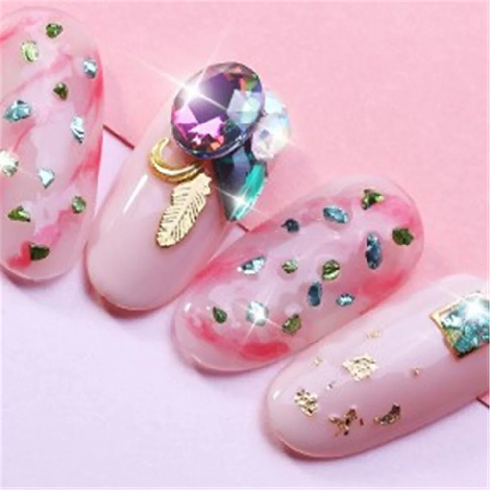 Нейл-арта украшения для ногтей Стразы Декор ногтей шпильки блеск для ногтей маникюр драгоценными камнями