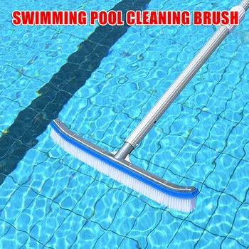 

Swimming Pool Wall Tile Brush Aluminum Back Cleaning Brush for Cleans Walls Tiles Floors @LS
