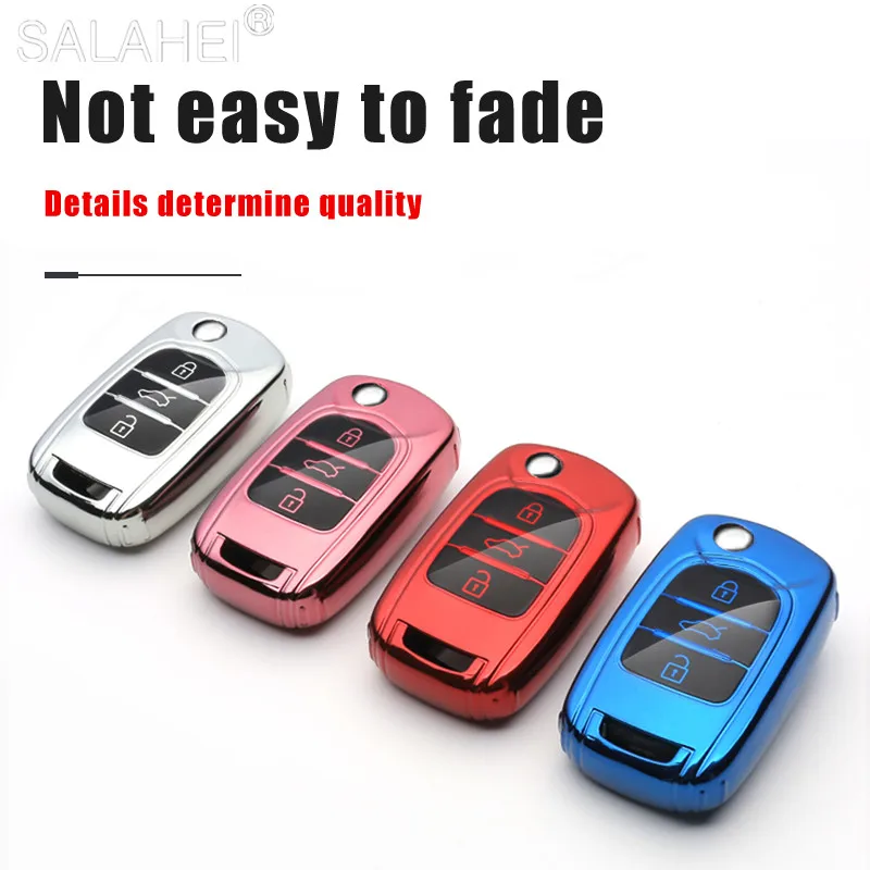 

Soft TPU Car Remote Key Case Cover For Baojun 730 510 560 310 630 310W Auto Folding Key Accessories Full Cover Shell Accessories