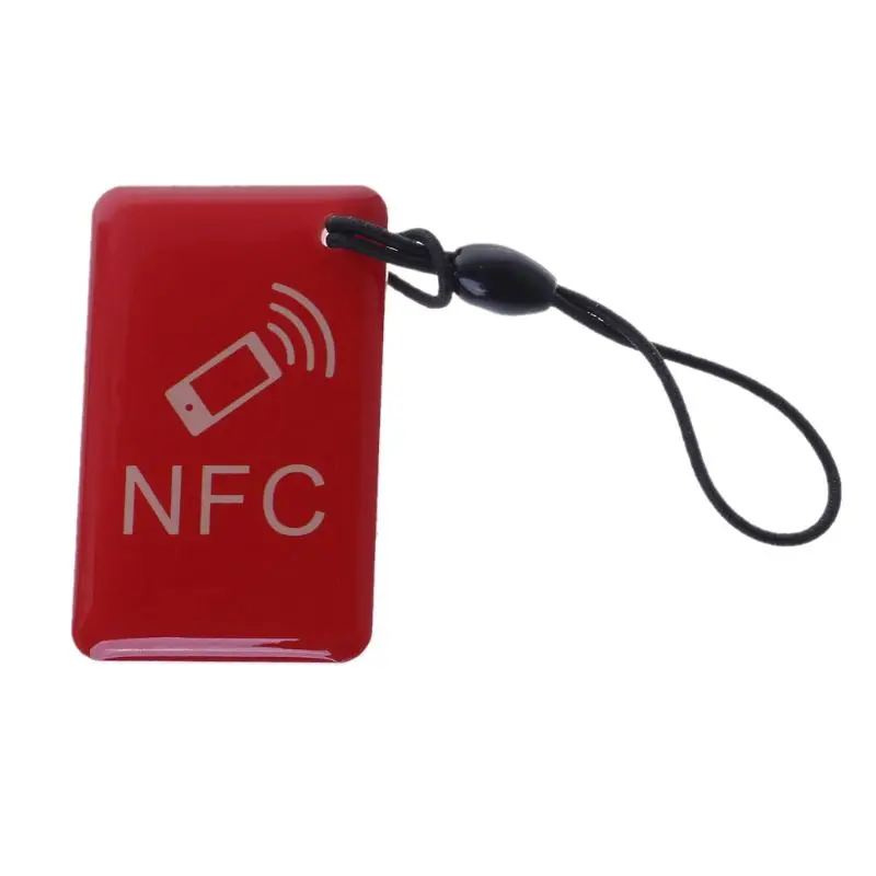 Красный Водонепроницаемый NFC Метки этикетки Ntag213 13,56 МГц RFID смарт-карты для всех NFC с поддержкой телефона - Цвет: Красный