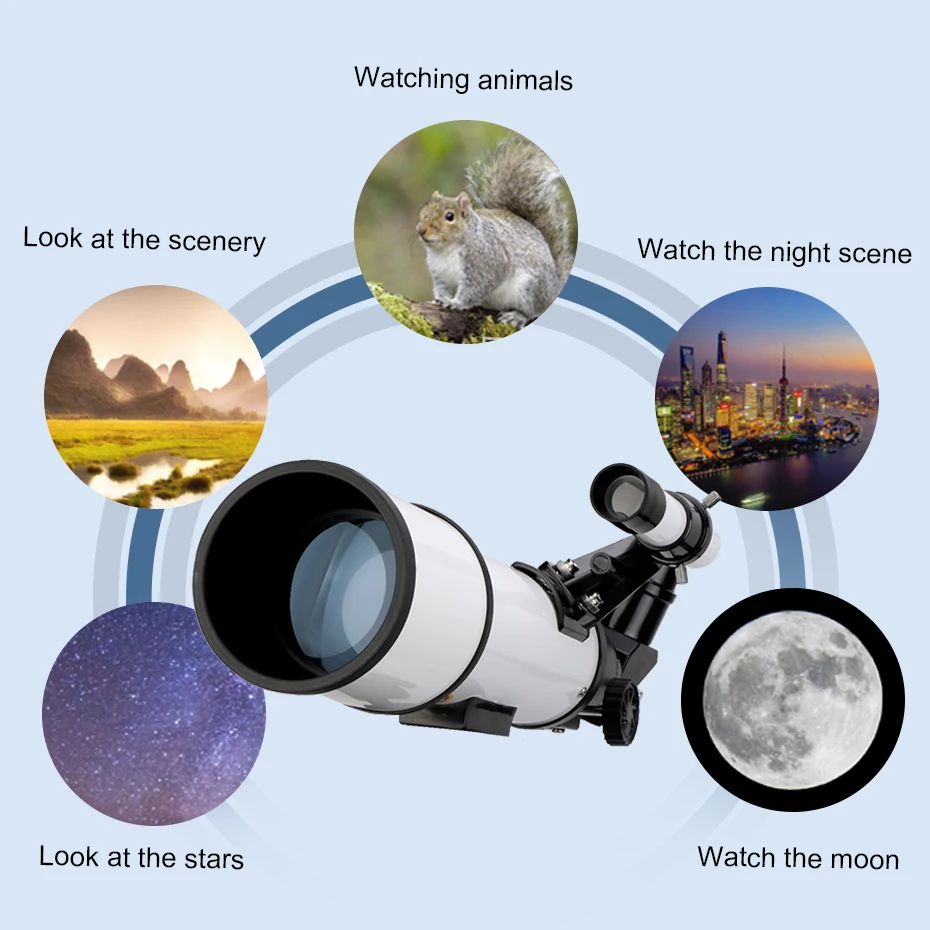 SVBONY SV501 70 mm Astronomical Telescope  Monocular Moon Bird Watching Kids Adults Astronomy Beginners,no tripod in the package