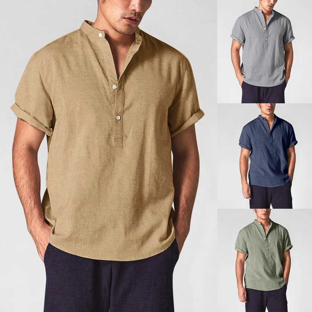 short sleeve button down business casual