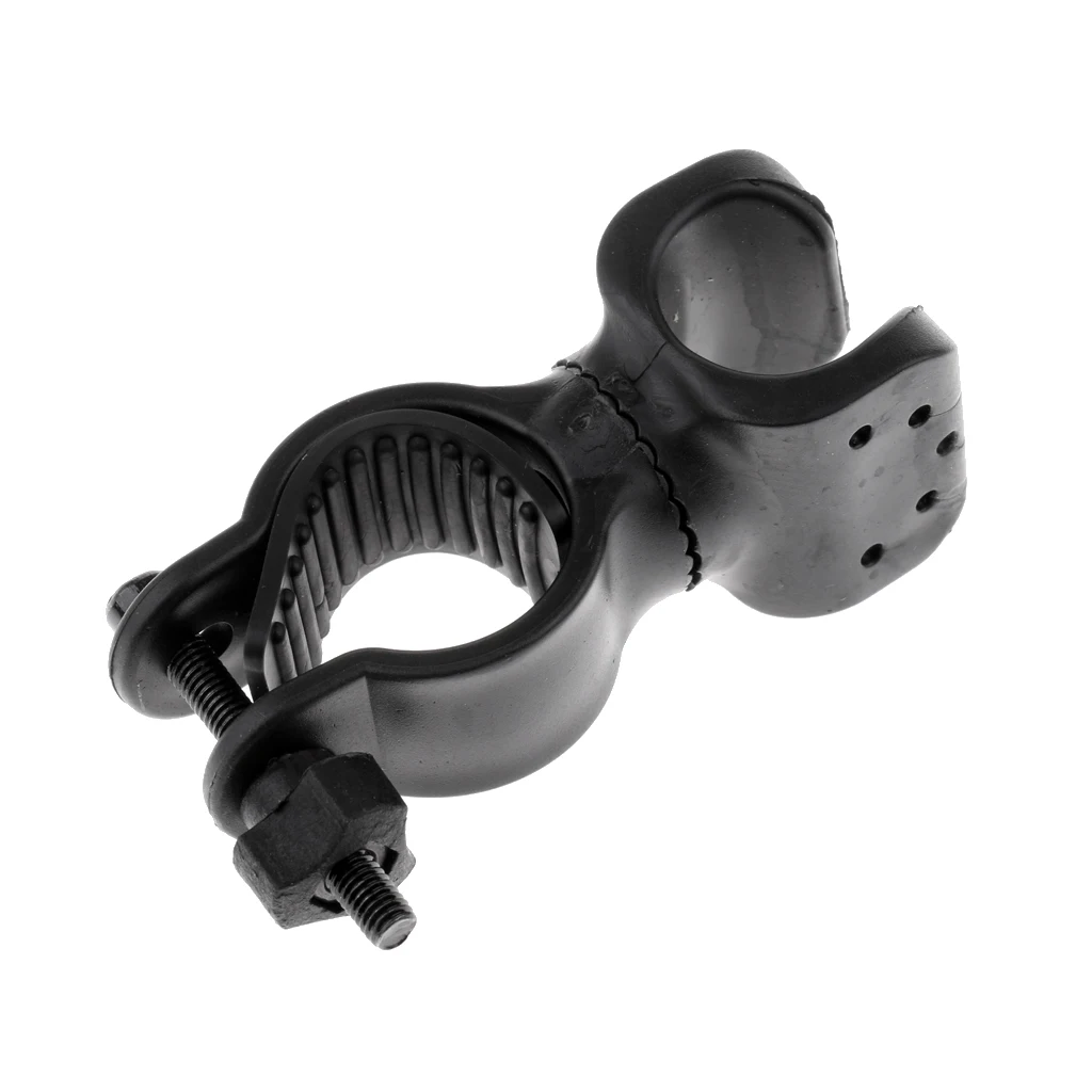 LED Universal Flashlight Bicycle Holder Mount - 360 Degree Rotation Fully Adjustable Bike Flashlight Holder Mount Quick Release
