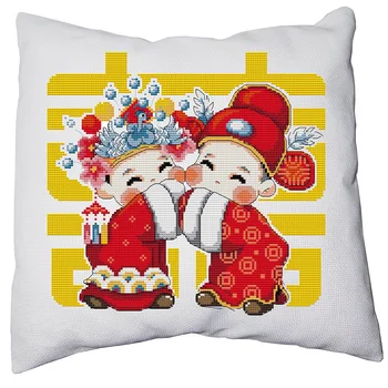 

Everlasting love A godsent marriage Chinese cross stitch kits Ecological cotton DMC 11CT DIY gift Christmas decorations gift