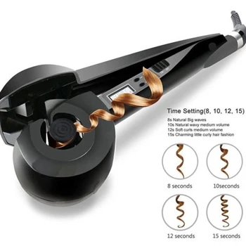 

Professional Ceramic Hair Curler Styler Steam Spray Automatic Curl Fast Heating Hair Styling Tool Magic Hair Curling Iron Wand