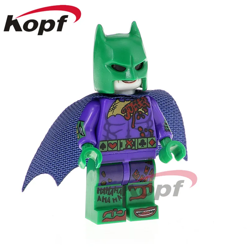

Building Blocks Single Sale Joker Batman Super Heroes Harley Quinn Penguin Robin Nightwing Toys Model Bricks Children Gift PG315