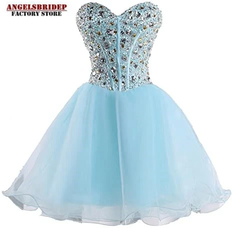 ANGELSBRIDEP-Sweetheart-Homecoming-Dresses-Vestidos-de-festa-Sparkly-Crystal-Organza-Short-Graduation-Formal-Party-Gowns