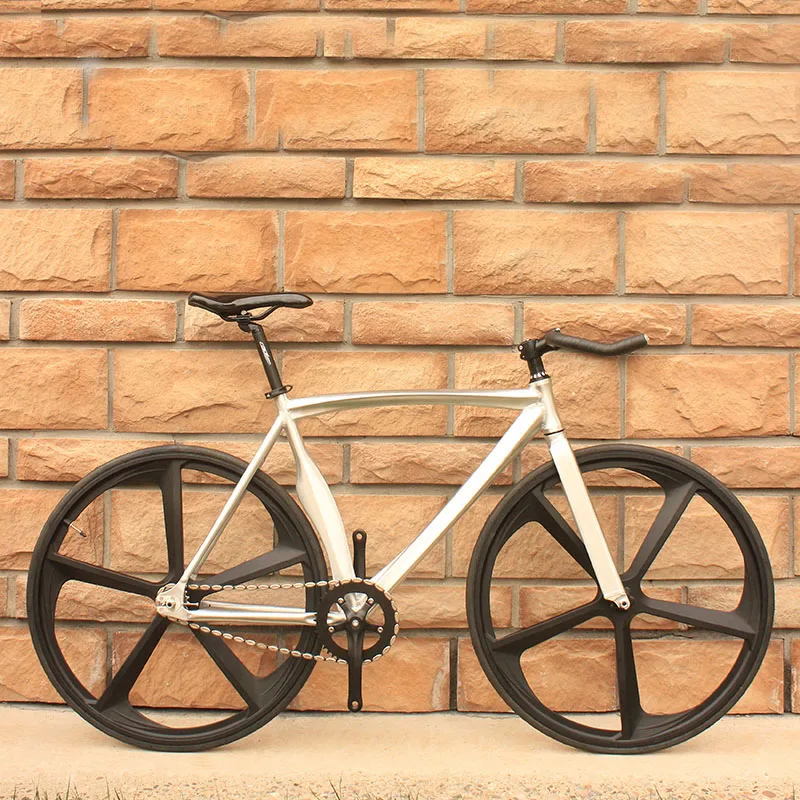 Bicycle Fixed Gear Bike Five Knife Aluminum Alloy with Eye-catching Multi-color DIY Adult Male and Female Students