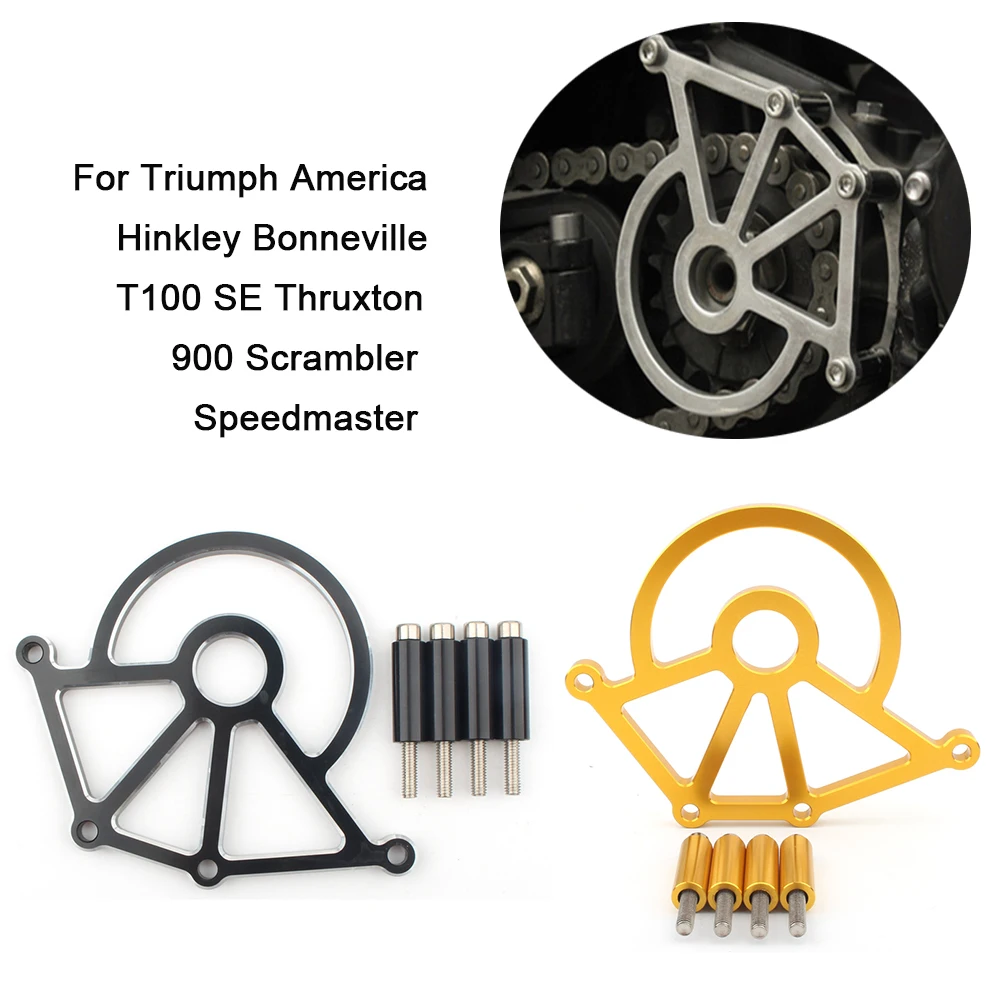 Per Triumph America Hinkley Bonlivet100 Se Thruyle 900 Scrambler Speedmaster Nuovo Coperchio Pignone Protezione Catena Protezione