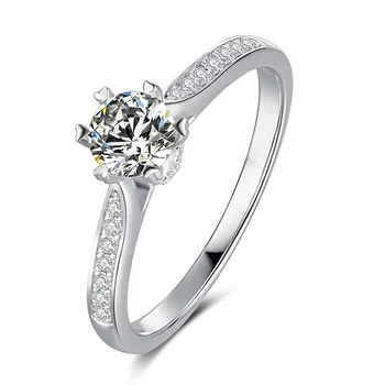 

0.5ct 5.0mm Moissanites Ring Jewlery