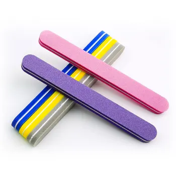 

20pcs Nail Files Buffer For Nails Double Side Straight Emery Boards Art Washable Manicure Nail Tools Sanding Buffering block