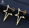 Oly2u Big Star Earrings Punk Stud Earrings Simplicity Stainless Steel Earrings for Women Jewelry 2022 Wholesale Oorbellen ► Photo 3/6