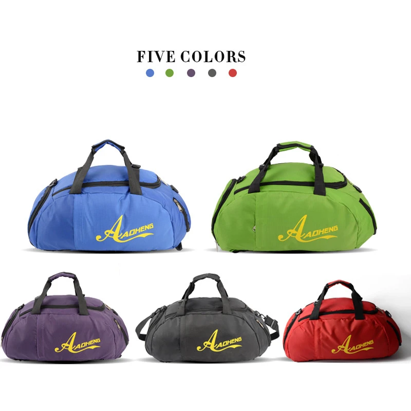 

Fitness Sports Bag For Men Waterproof Nylon Training Handbag Women Gym Yoga Bags Travel Luggage Bag With Shoes Compartment 2020