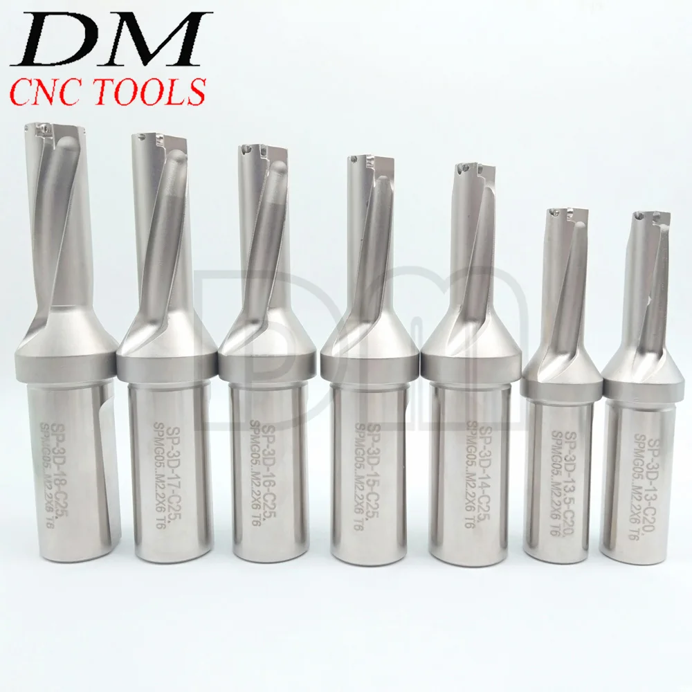 

U drill shallow hole violent drilling out rhinestone SP-13-3D-C20 / SP-13.5-3D-C20 / SP-14/15/16/17/18-3D-C25 For SP blade