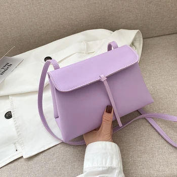 

Women PU Leather Shoulder Bag Solid Female Classic Texture Creative Delicate Design Chic Crossbody Messenger Satchel Pouch