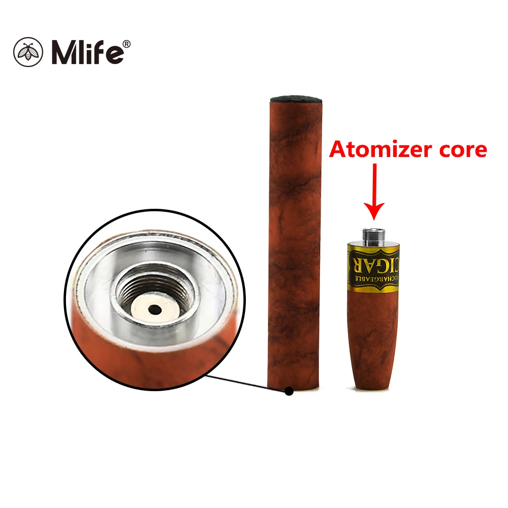 100% Оригинальные Mlife многоразового распылителя сердечником для E cigar3 комплект