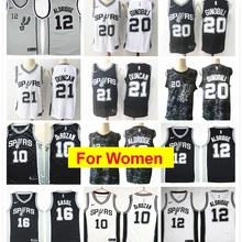 San Antonio DeMar DeRozan LaMarcus Aldridge Pau Gasol Rudy Gay Tony Parker women u Ginobili Tim Duncan basketball jerseys women