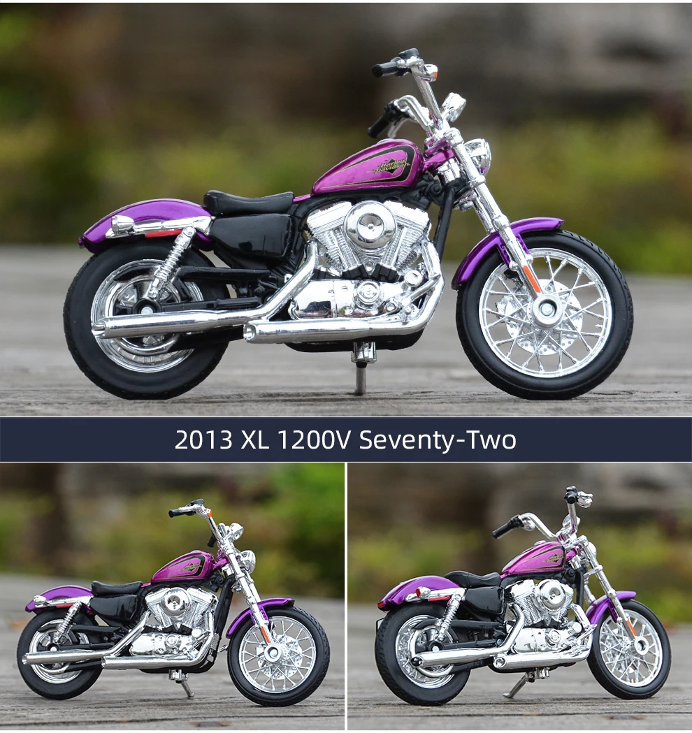 Maisto 1:18 2013 XL 1200V семидесяти два литья под давлением модель мотоцикла Игрушка