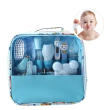 Многофункциональный Детский медицинский набор для ухода за новорожденным, набор для ухода за ребенком, набор для ухода за ребенком, термометр, машинка для стрижки, ножницы, детские туалетные принадлежности для ребенка