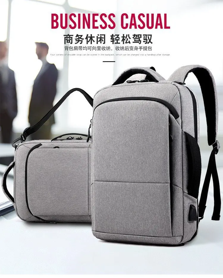 

Winter New Style Fashion Casual Multi-Purpose Computer Bag Trend Cool Hand Shoulder Business Backpack