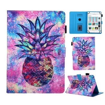 

Case for Apple iPad Pro Air Mini 6th 7th 7.9 9.7 10.5 11inch 360Degrees Rotating Flip PU Leather Cover Auto Sleep Wake Pineapple