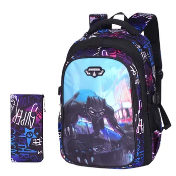 

Primary school schoolbag boy 1-6 grade cartoon cartoon children backpack 6-12 years old backpack