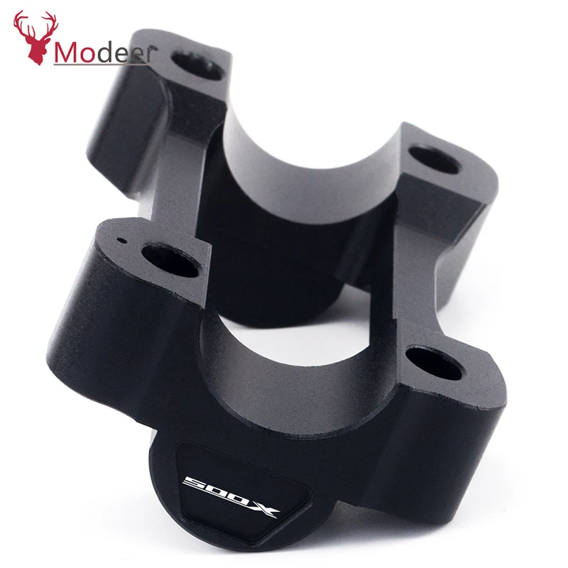 CB500 X Handle bar Accessories Motorcycle CNC Aluminum Handlebar Risers Top Cover Clamp For Honda CB500X 2019 2020 CB 500 X 500X (9)