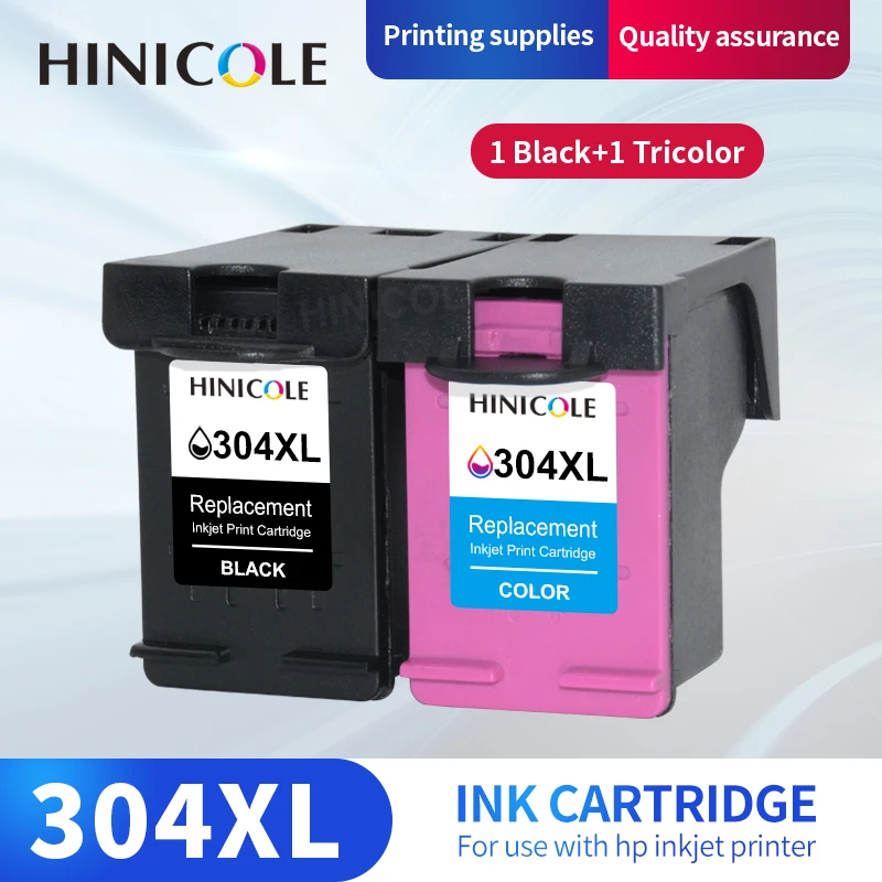 Cartuccia D'Inchiostro Rigenerata Hinicole 304Xl Per Hp 304 304Xl Compatibile Per Hp Deskjet 2600 2620 2630 2632 Envy 5010 5012 5014