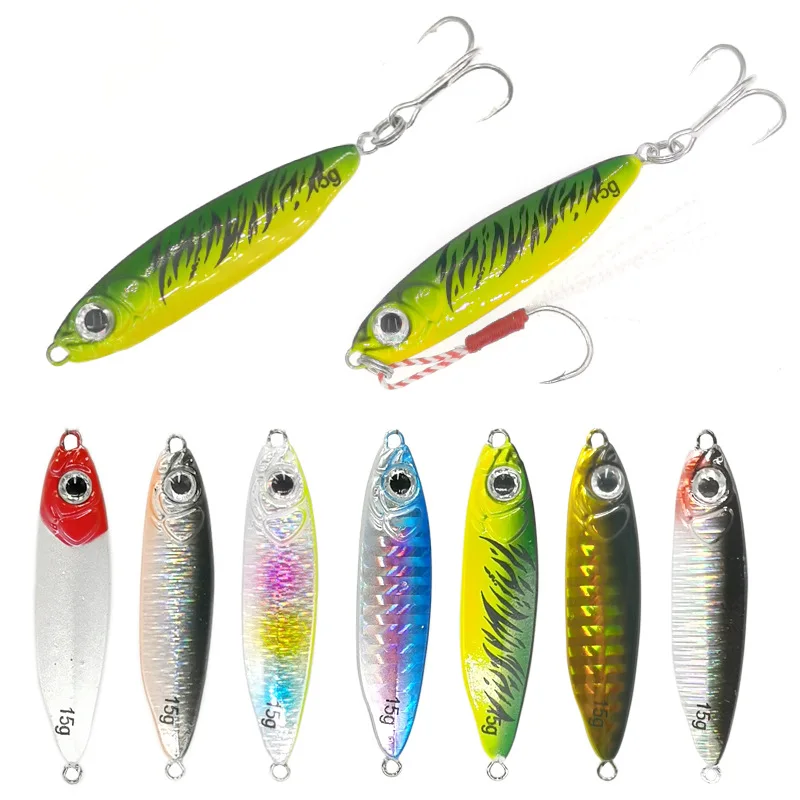 

Hard Metal DRAGER Cast Jig Spoon 10/15/20/30g Shore Casting Jigging Lead Fish Sea Bass Fishing Lure Artificial Bait Tackle