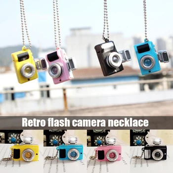 

Photoflash Camera 3D Pendant Photographer Charm Necklace Keychain Bag Pandent Necklace d88