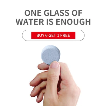 

Partsworld Car Windshield Glass Cleaner Car Auto Solid Cleaner Compact Effervescent Tablets Window Repair Car Accessories