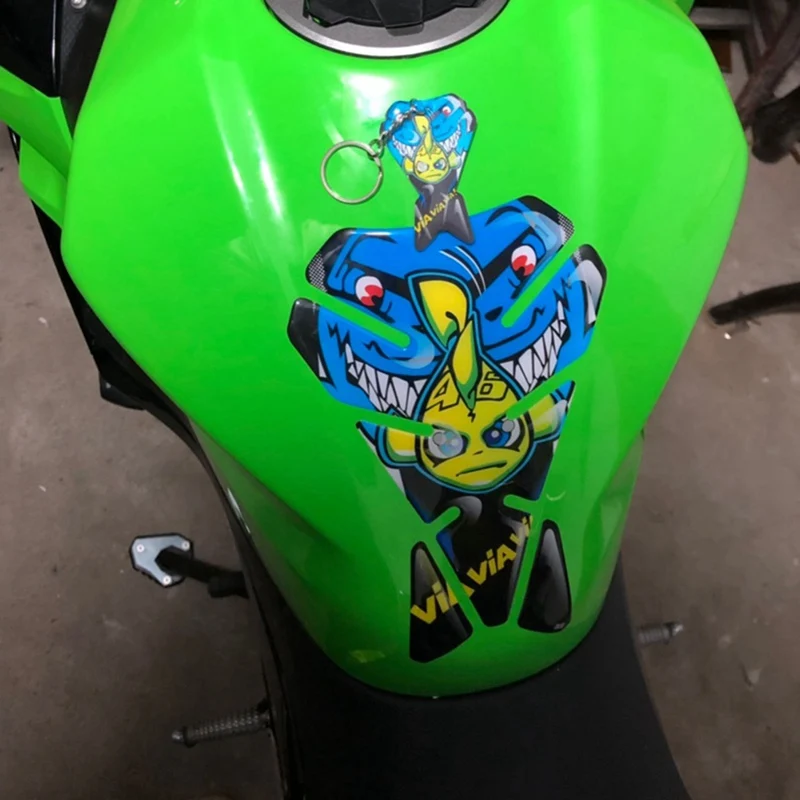 3D HRC полимерный гель бак мотоцикла Pad наклейка эмблема для YAMAHA R1 R6 XJR YZF+ брелок
