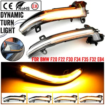 

2 Pieces Dynamic Rearview Mirror Blinker Turn Signal LED light For BMW F20 F30 F31 F21 F22 F23 F32 F33 F34 X1 E84 1 2 3 4 series
