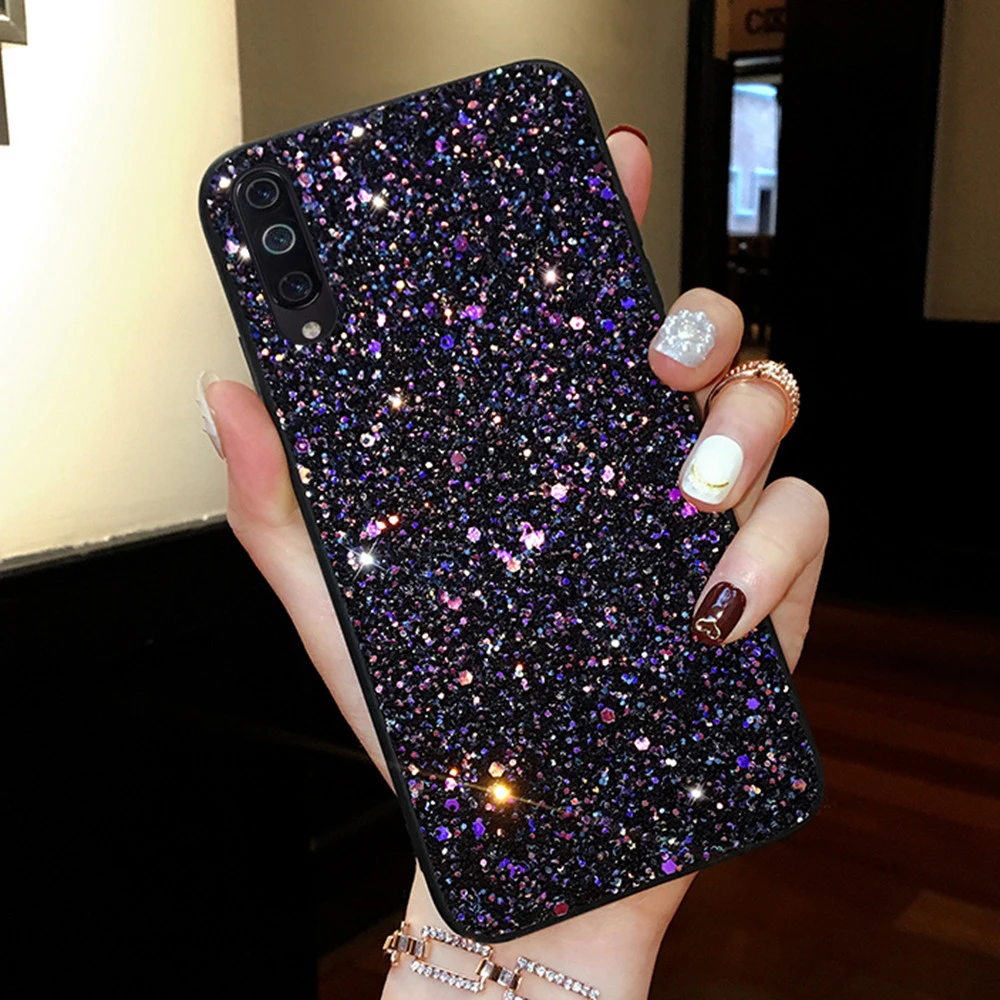 Чехол с блестками для Samsung Galaxy A50 A30 A20 A10 A70 A40 A80 A60 A90 A2 Core чехол телефона | Мобильные