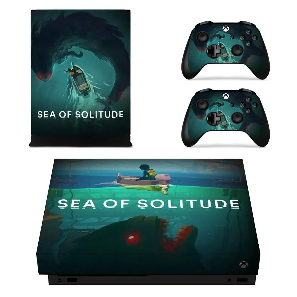 Для Xbox One X стикер s море одиночности кожи наклейки Pegatinas Adesivo для Xbox one X консоли пульта дистанционного управления скины