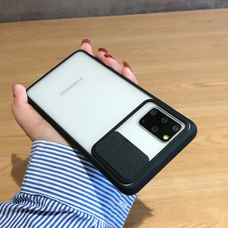 Чехол для Samsung Galaxy Note 20 S20 Ultra FE Plus защитный прозрачный матовый мягкий ударопрочный