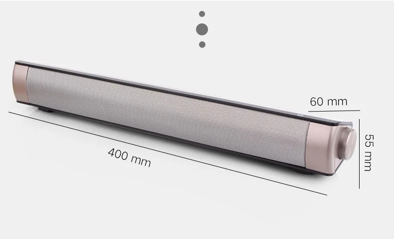 Новое обновление LP-08 Bluetooth 5,0 динамик Саундбар AUX вход TF карта MP3 Воспроизведение громкой связи пульт дистанционного управления Встроенный аккумулятор