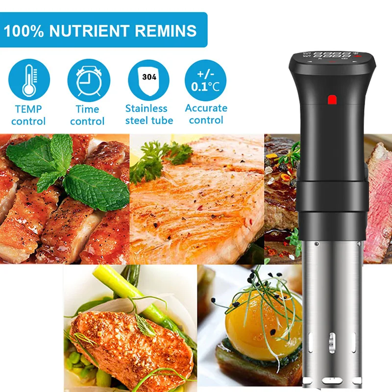 AUGIENB вакуумная Медленная Плита Sous Vide 800 Вт мощная 15л погружная циркуляционная