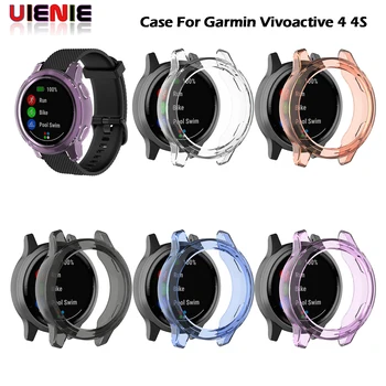 

Soft TPU Protector Silicone Full Case Cover For Garmin vivoactive 4 4S Smart watch accessories Protective Shell vivoactive3 musi