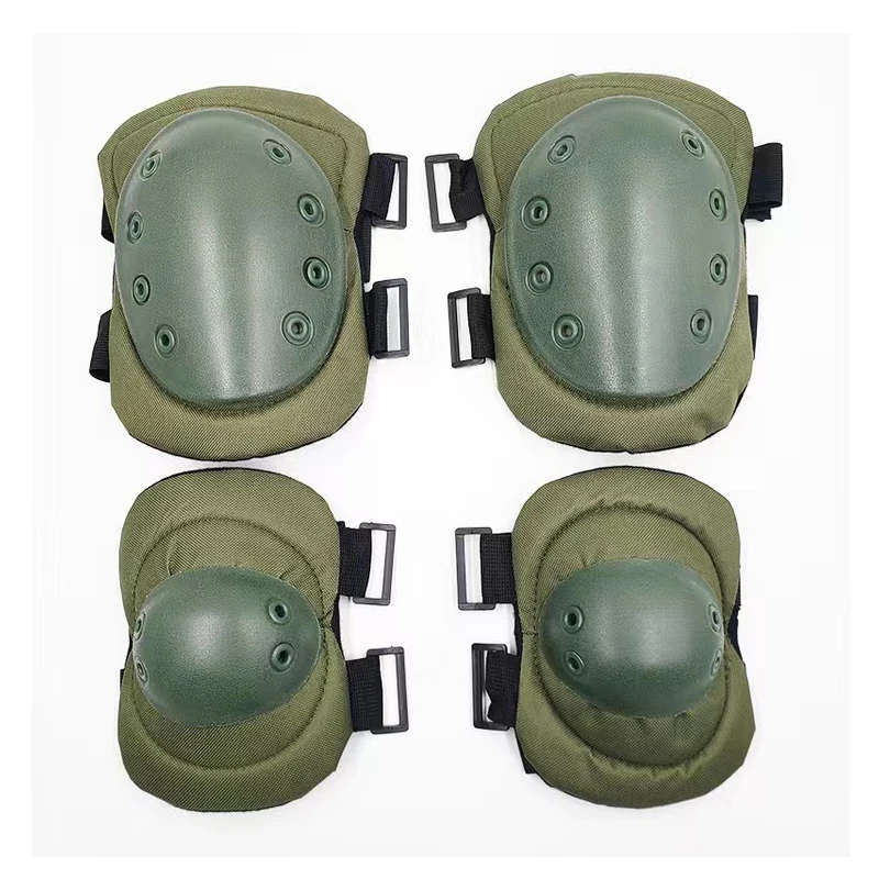 Military Knee Elbow Protector Tactical Combat Protective Pads Set Gear Sports 