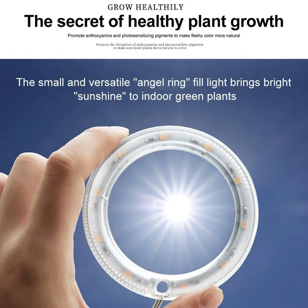 Diodo emissor de luz cresce a luz espectro completo phyto crescer lâmpada usb phytolamp para plantas planta de iluminação para plantas para o crescimento interior 5v q4u2